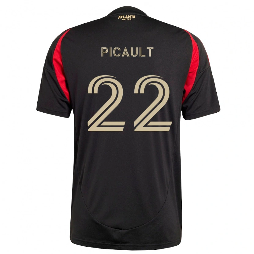 Danxen Dětské Fafà Picault #22 Černá Červená Domů Hráčské Dresy 2026/27 Dres
