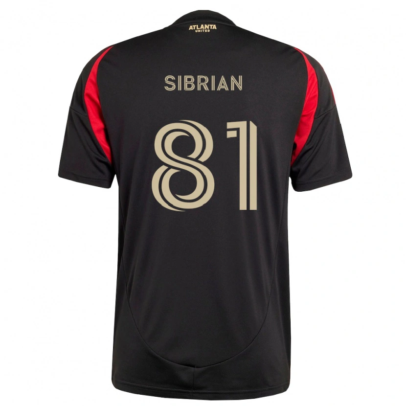 Danxen Dětské David Sibrian #81 Černá Červená Domů Hráčské Dresy 2026/27 Dres