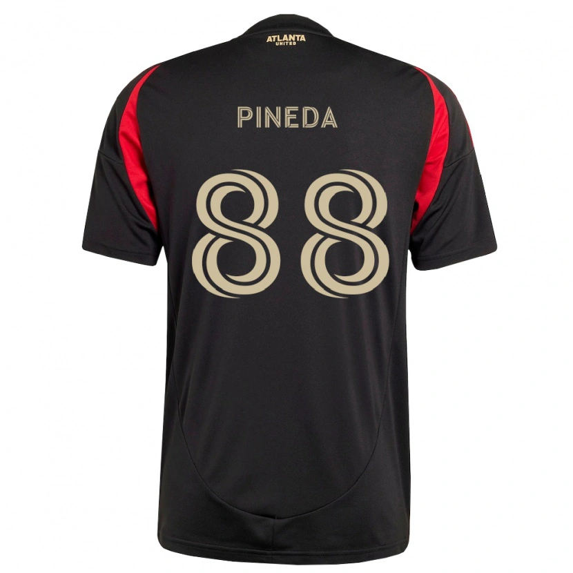 Danxen Dětské Miguel Pineda #88 Černá Červená Domů Hráčské Dresy 2026/27 Dres
