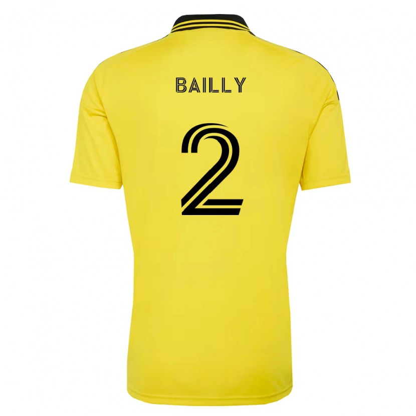 Danxen Dětské Eric Bailly #2 Žlutá Černá Domů Hráčské Dresy 2026/27 Dres
