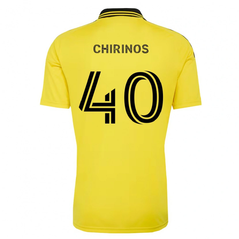 Danxen Dětské Johann Chirinos #40 Žlutá Černá Domů Hráčské Dresy 2026/27 Dres