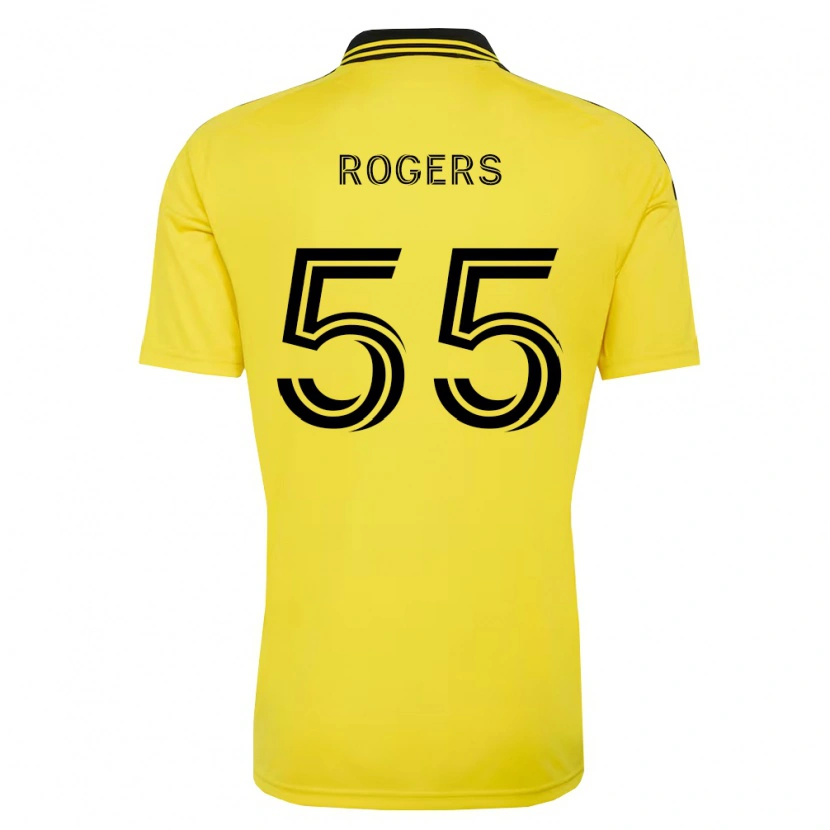 Danxen Dětské Chris Rogers #55 Žlutá Černá Domů Hráčské Dresy 2026/27 Dres