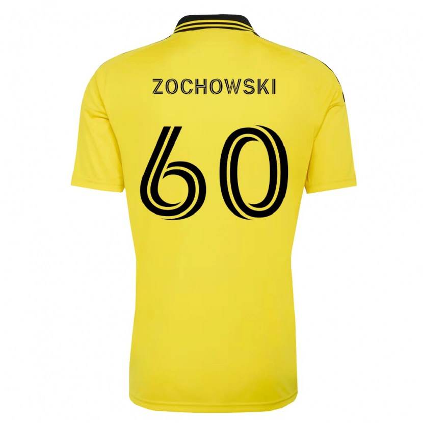 Danxen Dětské Alex Zochowski #60 Žlutá Černá Domů Hráčské Dresy 2026/27 Dres