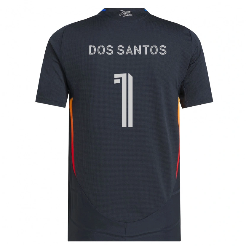 Danxen Dětské Cj Dos Santos #1 Tmavě Šedá Červená Domů Hráčské Dresy 2026/27 Dres