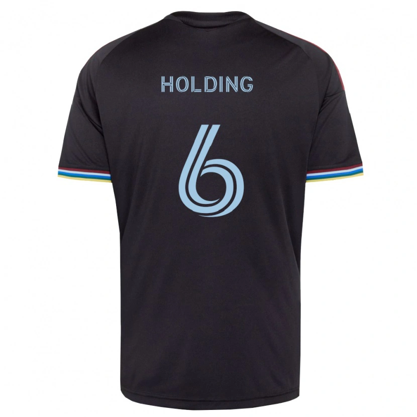 Danxen Dětské Rob Holding #6 Černá Nebesky Modrá Domů Hráčské Dresy 2026/27 Dres