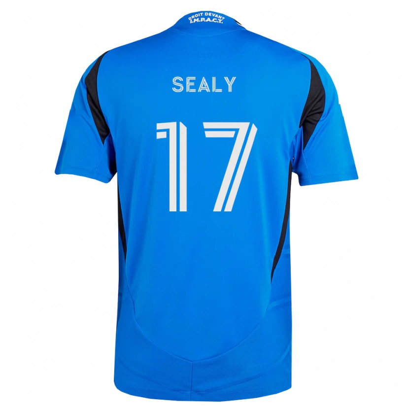 Danxen Dětské Dante Sealy #17 Modrá Bílá Černá Domů Hráčské Dresy 2026/27 Dres