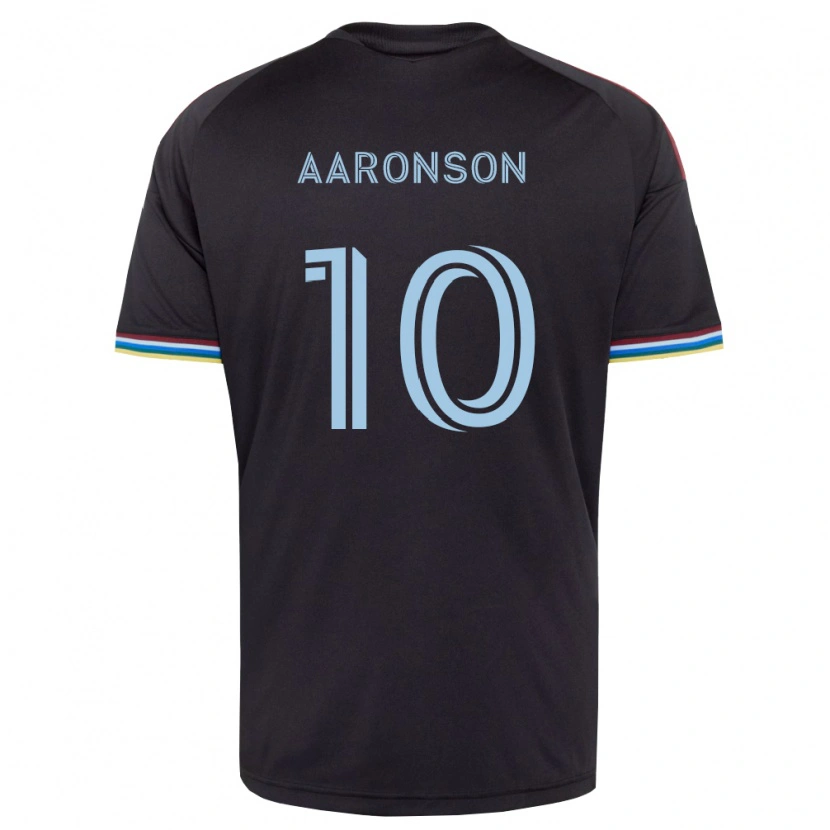 Danxen Dětské Paxten Aaronson #10 Černá Nebesky Modrá Domů Hráčské Dresy 2026/27 Dres