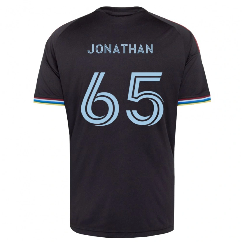 Danxen Dětské Jonathan De La Fuente #65 Černá Nebesky Modrá Domů Hráčské Dresy 2026/27 Dres