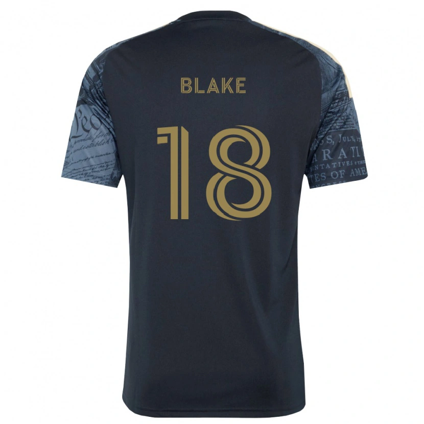 Danxen Dětské Andre Blake #18 Tmavě Modrá Hnědá Domů Hráčské Dresy 2026/27 Dres