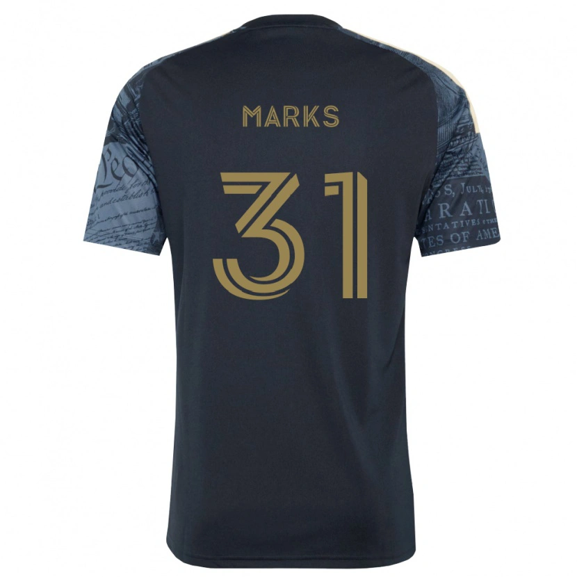 Danxen Dětské George Marks #31 Tmavě Modrá Hnědá Domů Hráčské Dresy 2026/27 Dres