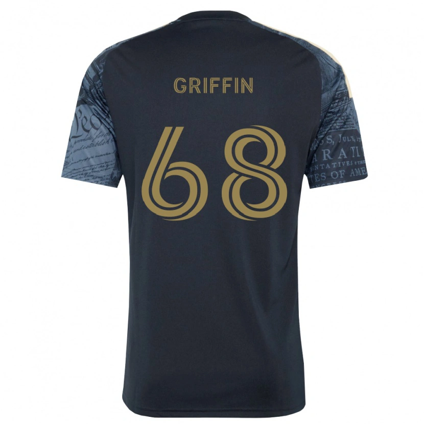 Danxen Dětské Jordan Griffin #68 Tmavě Modrá Hnědá Domů Hráčské Dresy 2026/27 Dres