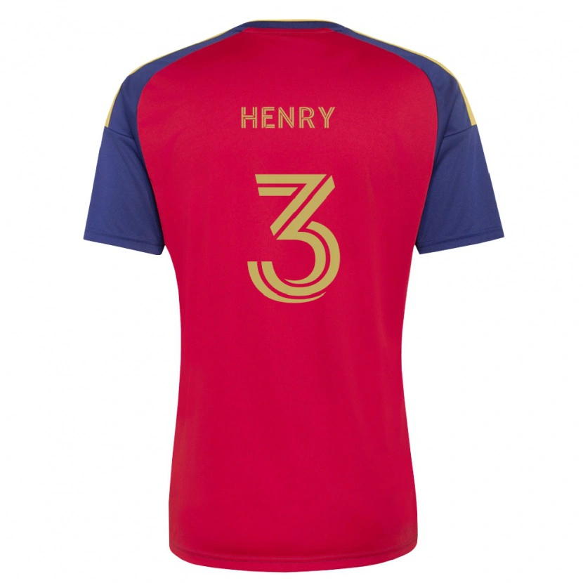 Danxen Dětské Kobi Henry #3 Královsky Modrá Hnědá Červená Domů Hráčské Dresy 2026/27 Dres