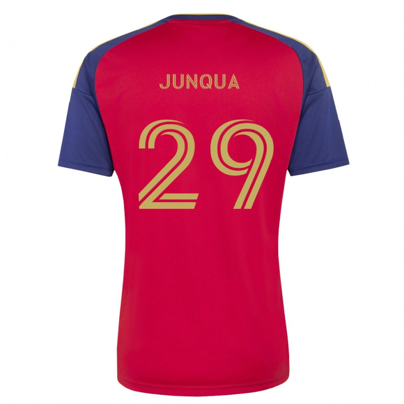Danxen Dětské Sam Junqua #29 Královsky Modrá Hnědá Červená Domů Hráčské Dresy 2026/27 Dres