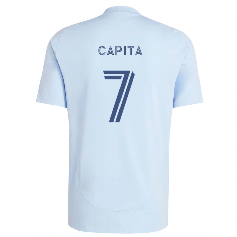 Danxen Dětské Capita #7 Světle Modrá Světle Šedá Domů Hráčské Dresy 2026/27 Dres