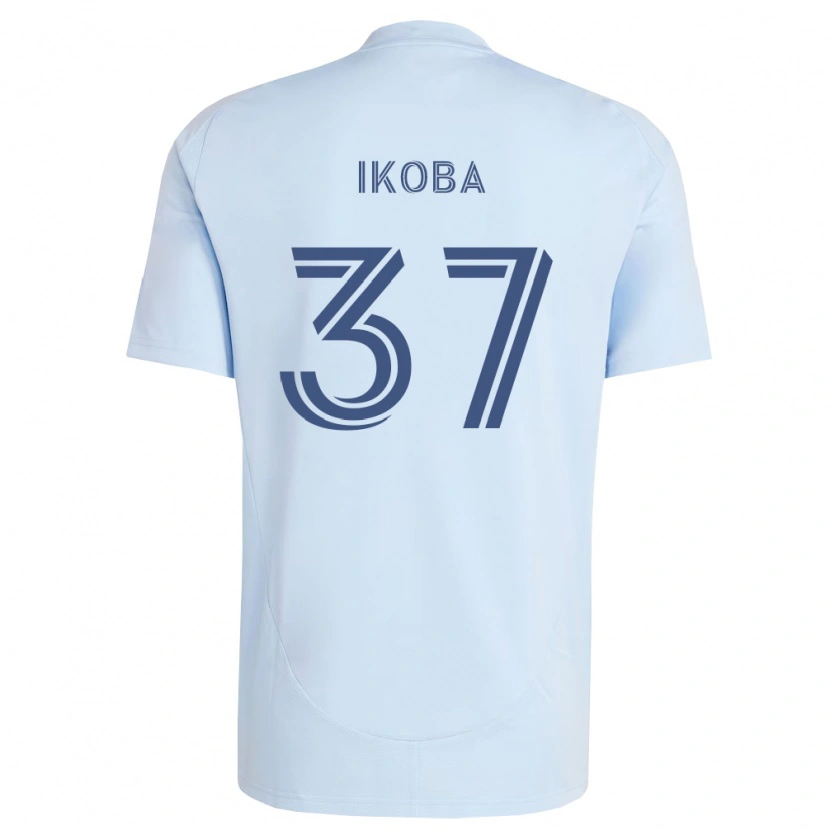 Danxen Dětské Tega Ikoba #37 Světle Modrá Světle Šedá Domů Hráčské Dresy 2026/27 Dres
