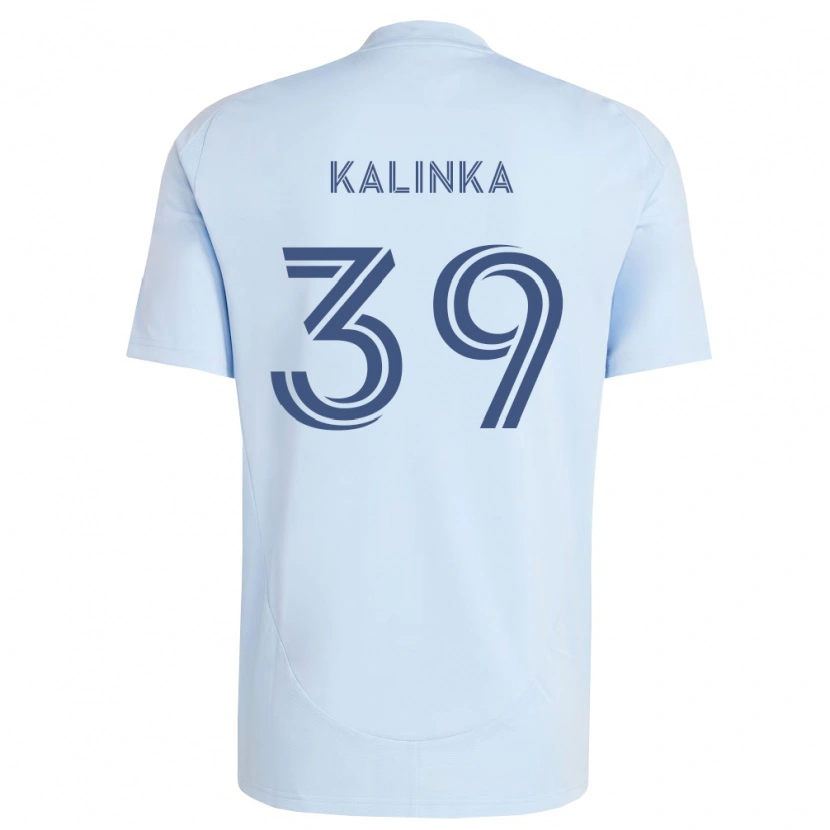 Danxen Dětské Jaxson Kalinka #39 Světle Modrá Světle Šedá Domů Hráčské Dresy 2026/27 Dres