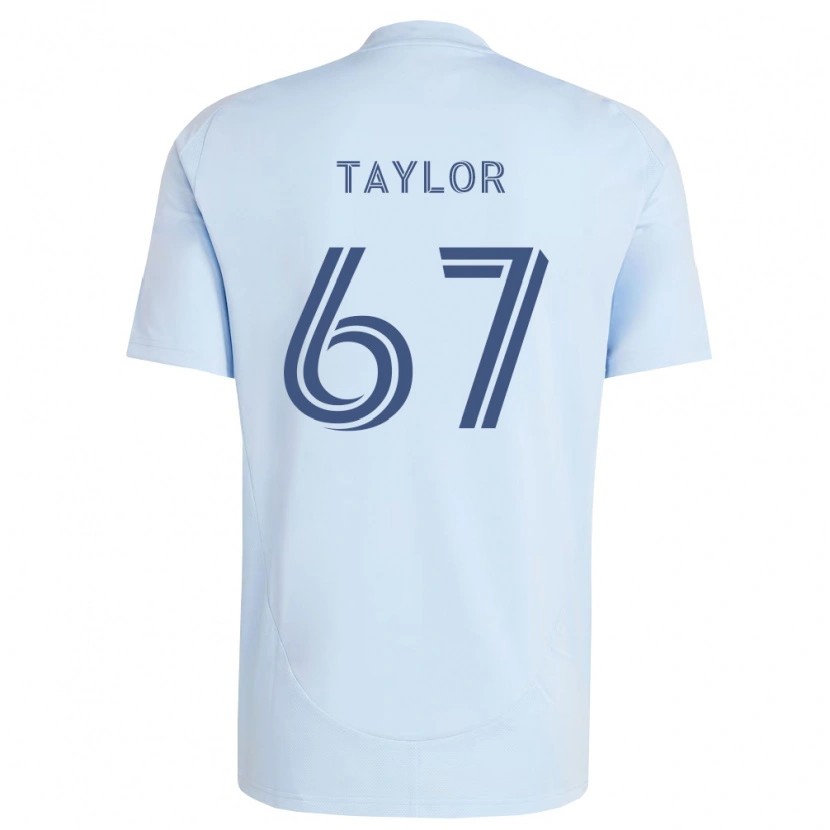 Danxen Dětské Kael Taylor #67 Světle Modrá Světle Šedá Domů Hráčské Dresy 2026/27 Dres