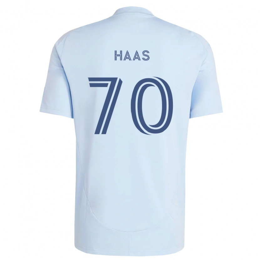 Danxen Dětské Ty Haas #70 Světle Modrá Světle Šedá Domů Hráčské Dresy 2026/27 Dres