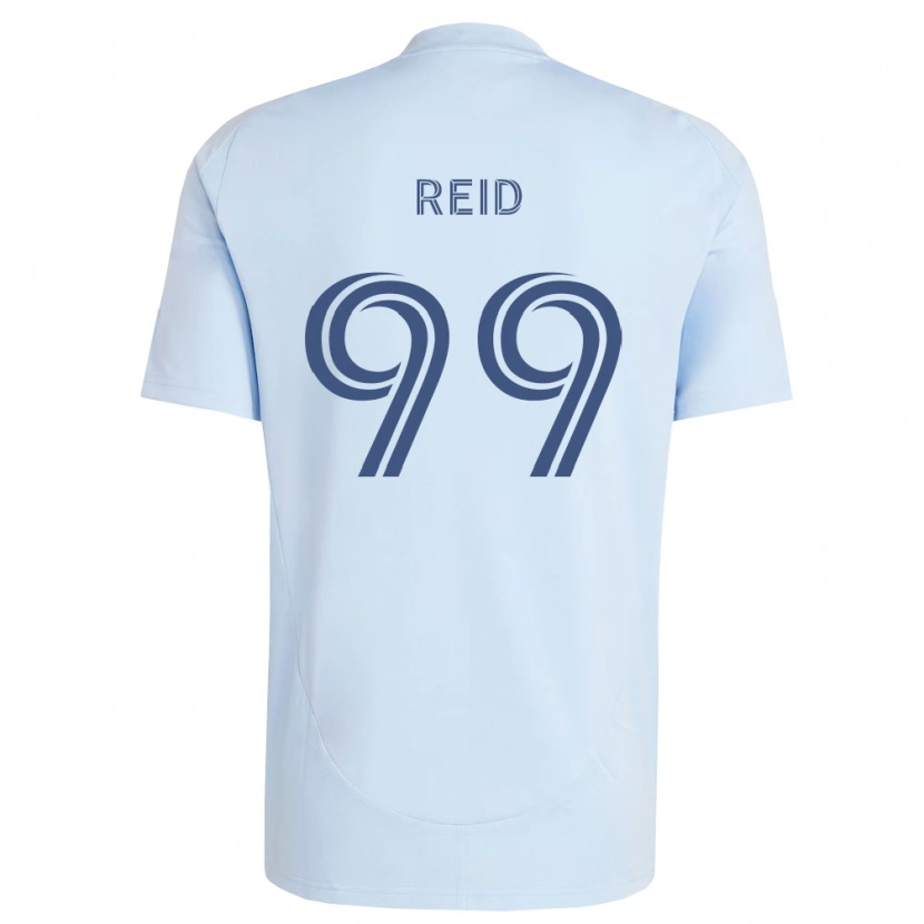 Danxen Dětské Jayden Reid #99 Světle Modrá Světle Šedá Domů Hráčské Dresy 2026/27 Dres