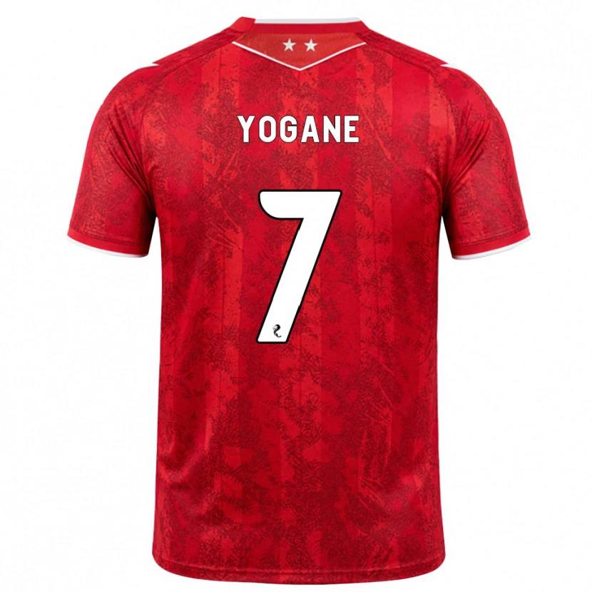 Danxen Dětské Tony Yogane #7 Červená Bílá Domů Hráčské Dresy 2026/27 Dres