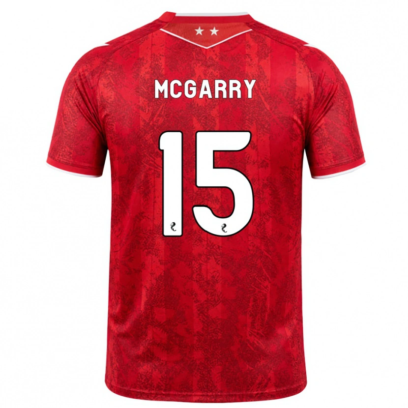 Danxen Dětské James Mcgarry #15 Červená Bílá Domů Hráčské Dresy 2026/27 Dres