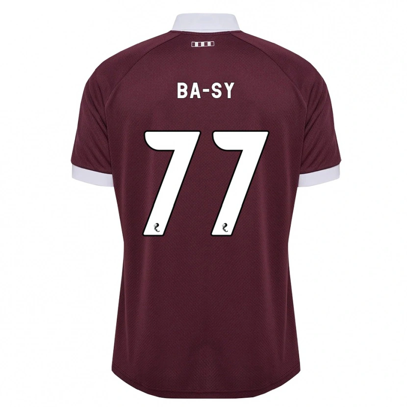 Danxen Dětské Amadou Ba-Sy #77 Purpurová Bílá Domů Hráčské Dresy 2026/27 Dres