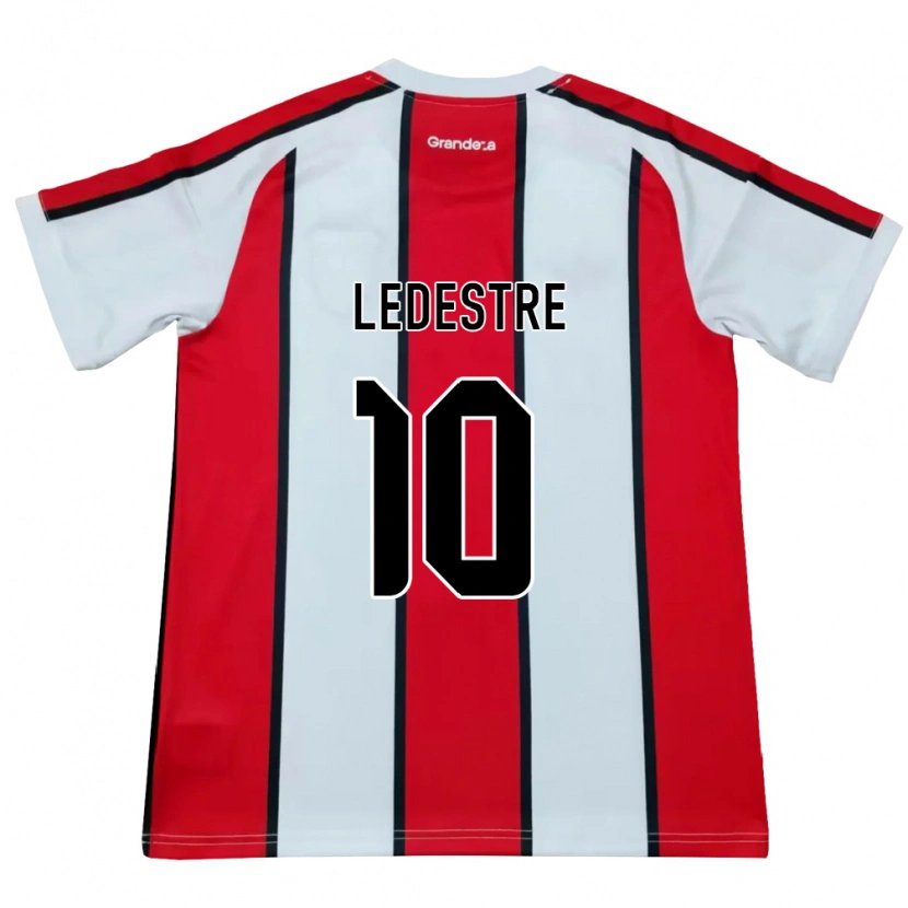Danxen Dětské Gianfranco Ledestre #10 Bílá Červená Černá Daleko Hráčské Dresy 2026/27 Dres