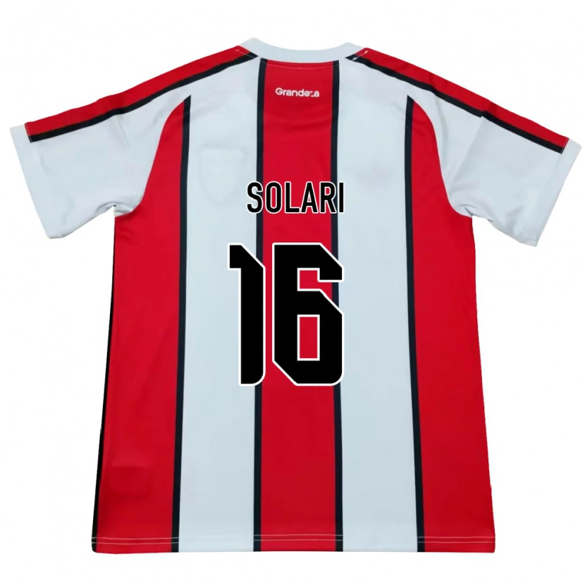 Danxen Dětské Juan Solari #16 Bílá Červená Černá Daleko Hráčské Dresy 2026/27 Dres