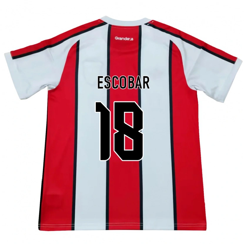 Danxen Dětské Galo Escobar #18 Bílá Červená Černá Daleko Hráčské Dresy 2026/27 Dres