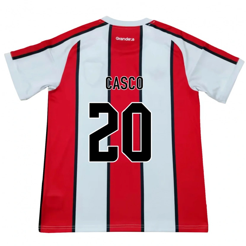 Danxen Dětské Milton Casco #20 Bílá Červená Černá Daleko Hráčské Dresy 2026/27 Dres