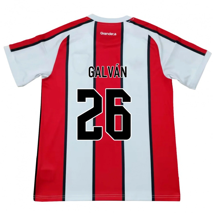 Danxen Dětské Tomás Galván #26 Bílá Červená Černá Daleko Hráčské Dresy 2026/27 Dres