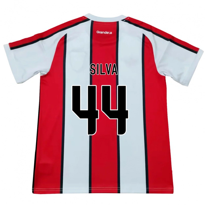 Danxen Dětské Lucas Silva #44 Bílá Červená Černá Daleko Hráčské Dresy 2026/27 Dres