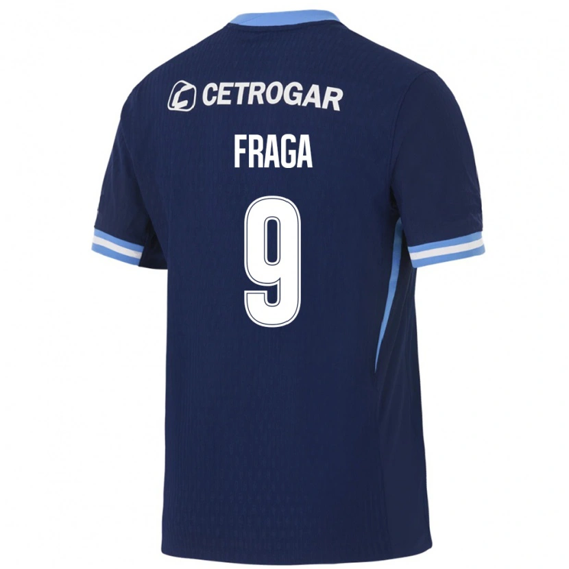 Danxen Dětské Francisco Fraga #9 Královsky Modrá Světle Modrá Bílá Daleko Hráčské Dresy 2026/27 Dres