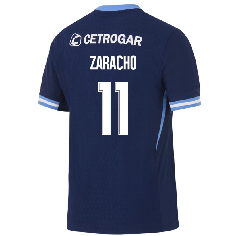 Danxen Dětské Matías Zaracho #11 Královsky Modrá Světle Modrá Bílá Daleko Hráčské Dresy 2026/27 Dres