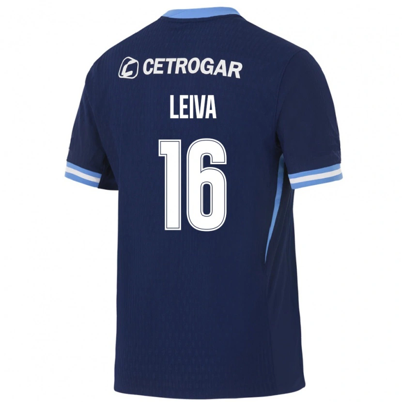 Danxen Dětské Gonzalo Leiva #16 Královsky Modrá Světle Modrá Bílá Daleko Hráčské Dresy 2026/27 Dres