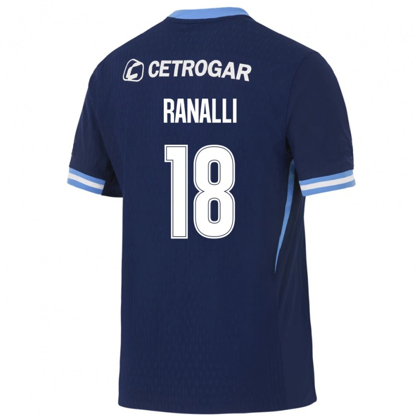 Danxen Dětské Santiago Ranalli #18 Královsky Modrá Světle Modrá Bílá Daleko Hráčské Dresy 2026/27 Dres