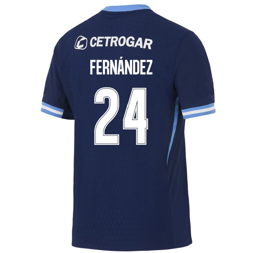 Danxen Dětské Adrián Fernández #24 Královsky Modrá Světle Modrá Bílá Daleko Hráčské Dresy 2026/27 Dres