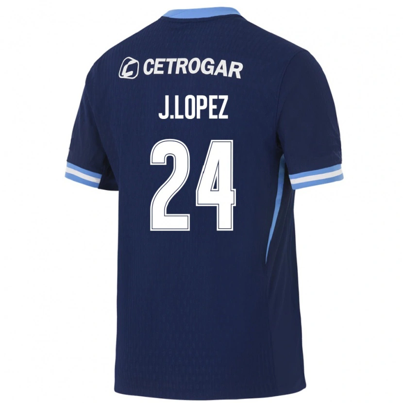 Danxen Dětské Julian Lopez #24 Královsky Modrá Světle Modrá Bílá Daleko Hráčské Dresy 2026/27 Dres