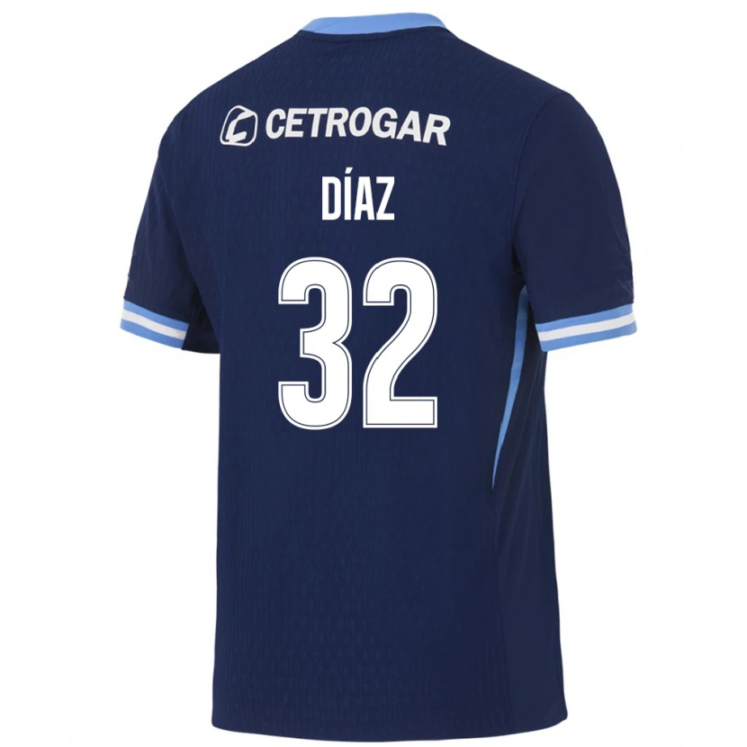 Danxen Dětské Lautaro Díaz #32 Královsky Modrá Světle Modrá Bílá Daleko Hráčské Dresy 2026/27 Dres