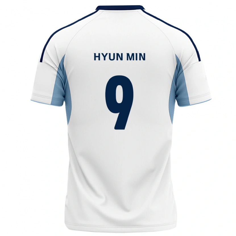 Danxen Dětské Hyun-Min Oh #9 Královsky Modrá Bílá Daleko Hráčské Dresy 2026/27 Dres