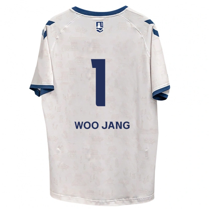 Danxen Dětské Woo-Jang Jo #1 Královsky Modrá Bílá Daleko Hráčské Dresy 2026/27 Dres