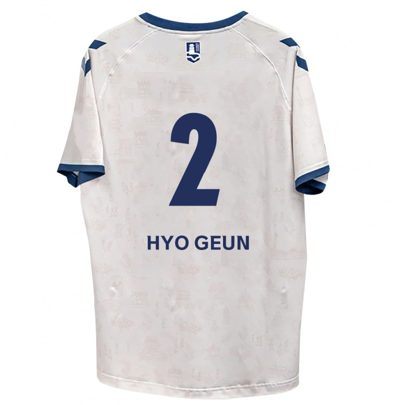 Danxen Dětské Hyo-Geun Park #2 Královsky Modrá Bílá Daleko Hráčské Dresy 2026/27 Dres