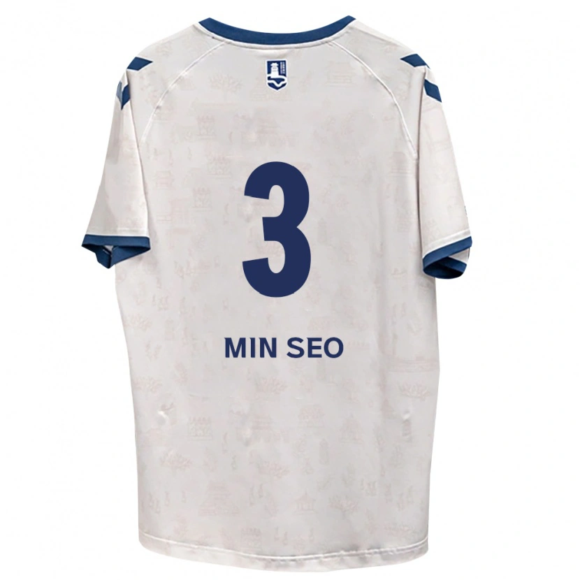 Danxen Dětské Min-Seo Park #3 Královsky Modrá Bílá Daleko Hráčské Dresy 2026/27 Dres