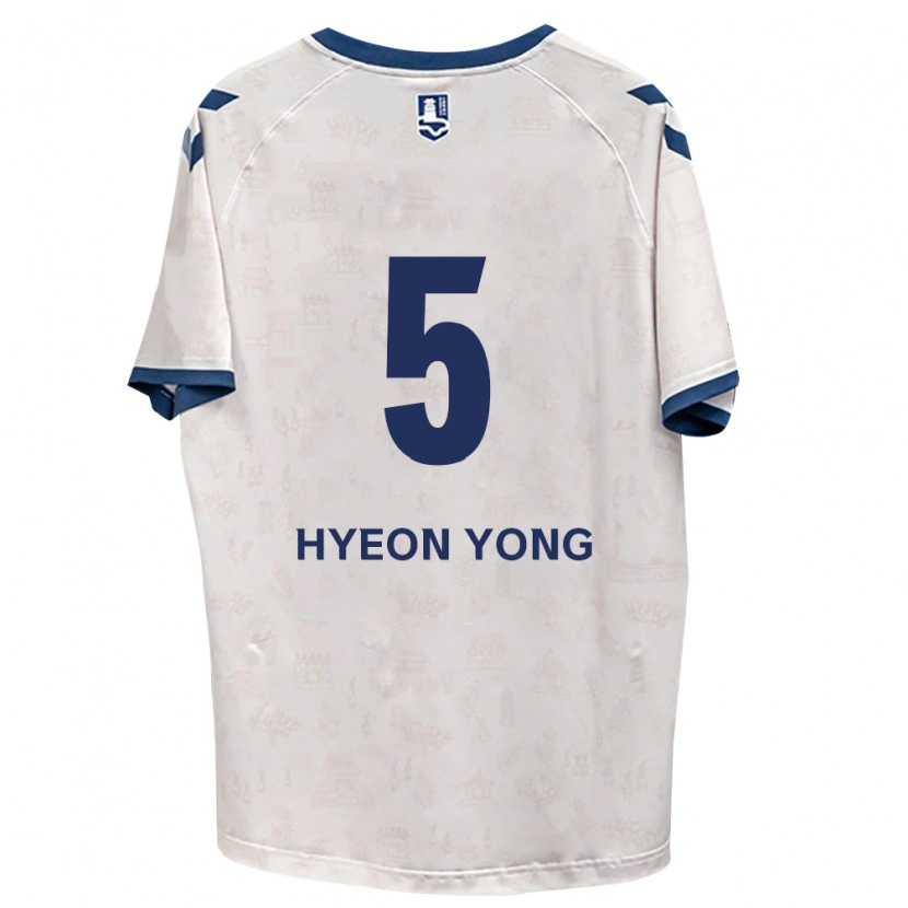 Danxen Dětské Hyeon-Yong Lee #5 Královsky Modrá Bílá Daleko Hráčské Dresy 2026/27 Dres