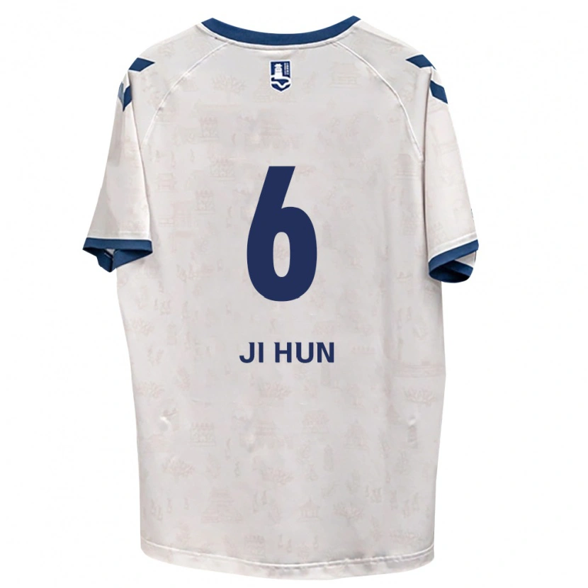 Danxen Dětské Ji-Hun Kim #6 Královsky Modrá Bílá Daleko Hráčské Dresy 2026/27 Dres