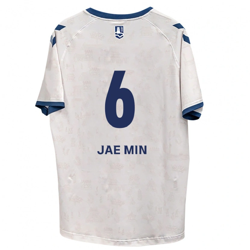 Danxen Dětské Jae-Min Chun #6 Královsky Modrá Bílá Daleko Hráčské Dresy 2026/27 Dres