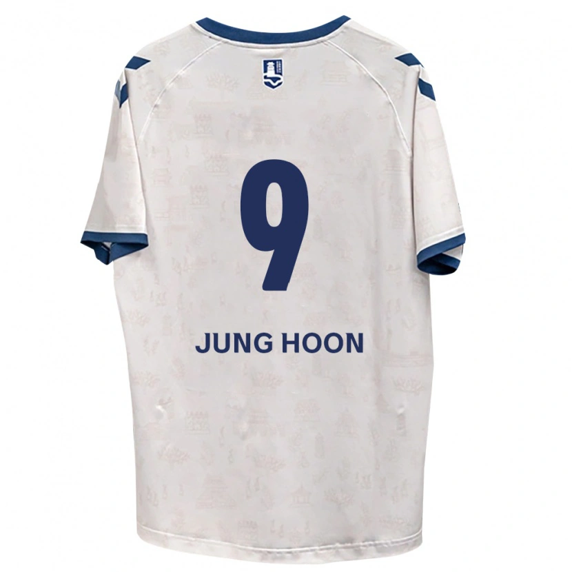 Danxen Dětské Jung-Hoon Ji #9 Královsky Modrá Bílá Daleko Hráčské Dresy 2026/27 Dres