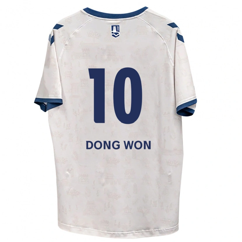 Danxen Dětské Dong-Won Ji #10 Královsky Modrá Bílá Daleko Hráčské Dresy 2026/27 Dres