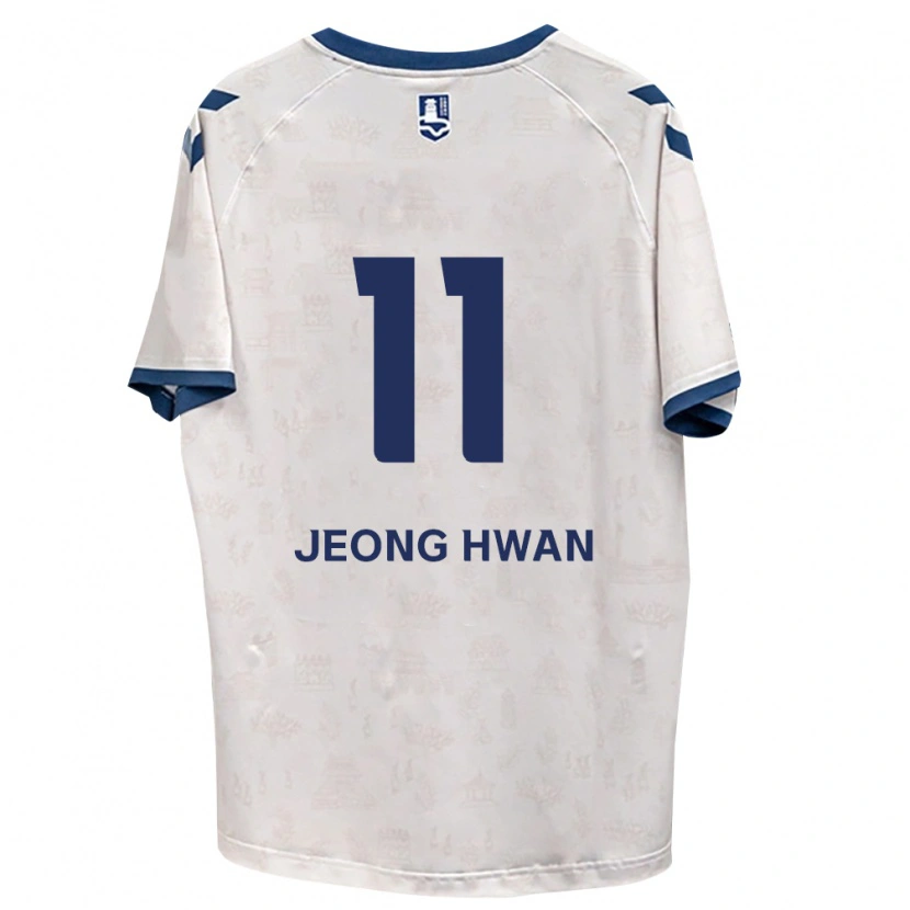 Danxen Dětské Jeong-Hwan Kim #11 Královsky Modrá Bílá Daleko Hráčské Dresy 2026/27 Dres