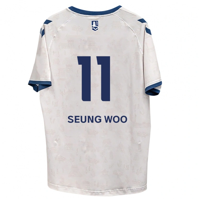 Danxen Dětské Seung-Woo Lee #11 Královsky Modrá Bílá Daleko Hráčské Dresy 2026/27 Dres